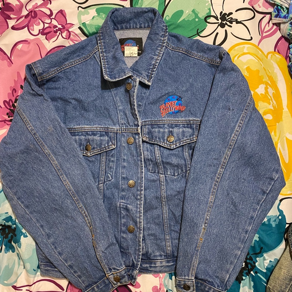 Planet Hollywood Vintage Jean Jacket Chicago Size M